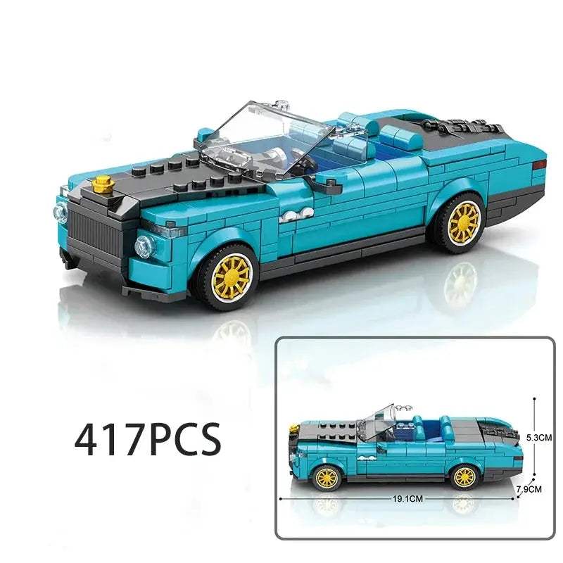 Speed Series Racing Sports Vehiclea Technique Car Supercar Building Blocks Set Bricks Classic MOC Model Toys For Kids - ToylandEU