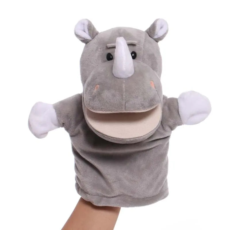 Educational Animal Hand Puppet Plush Toy for Kids - 9.8inch - ToylandEU