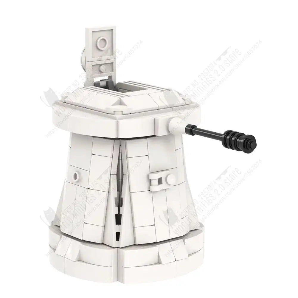 MOC2072 Movie MOC DF.9 Hoth Turret Defense Tower Model Building Blocks Sci-Fi Military Weapons DIY Assembly Bricks Toys For Kids - ToylandEU