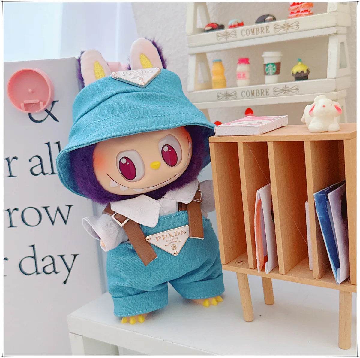 Labubu V1v2v3 17cm Sitting Party Macaron Fashion Set - ToylandEU