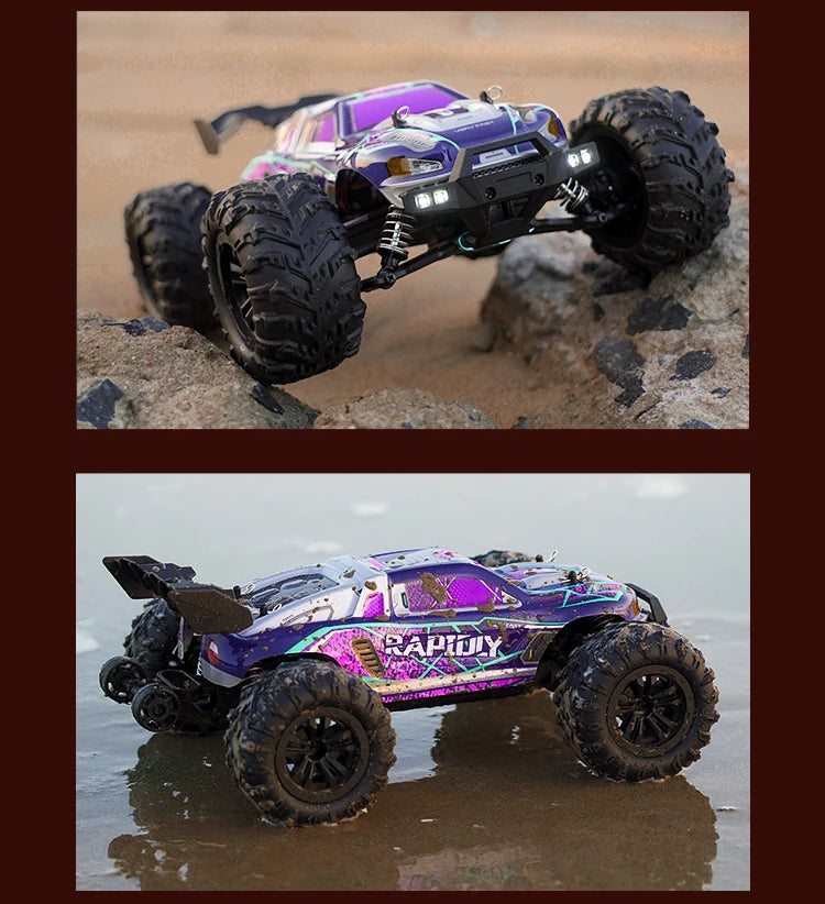 RC SG116 MAX 1:16 High-Speed 4WD RC Drift Racing Monster Truck - 70KM/H Off-Road Remote Control Car for Kids