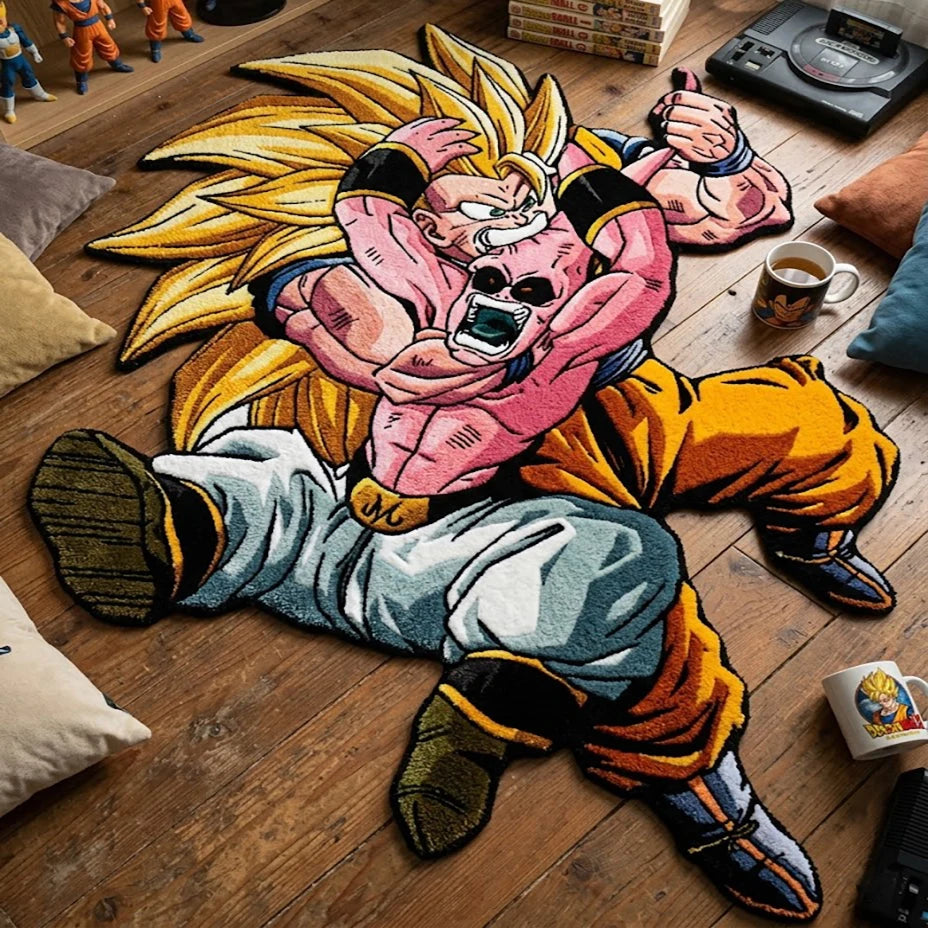 Area Rug Custom Anime | Diameter 50 To 150Cm | Cartoon Print | Kids Bedroom Mat