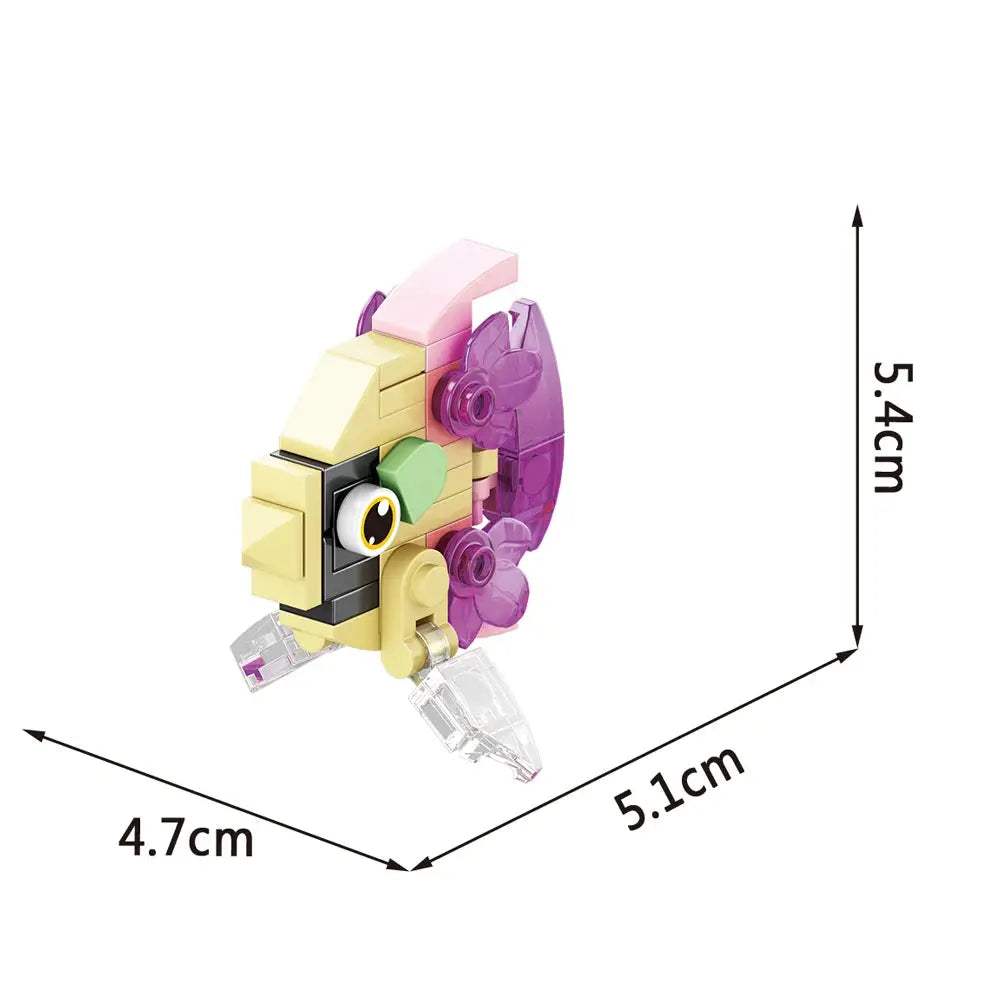 Insect World Animals Scorpion Mantis Ants Spider Birds Marine Animal Building Blocks Toys Desktop Ornaments Bricks Kids Gift - ToylandEU