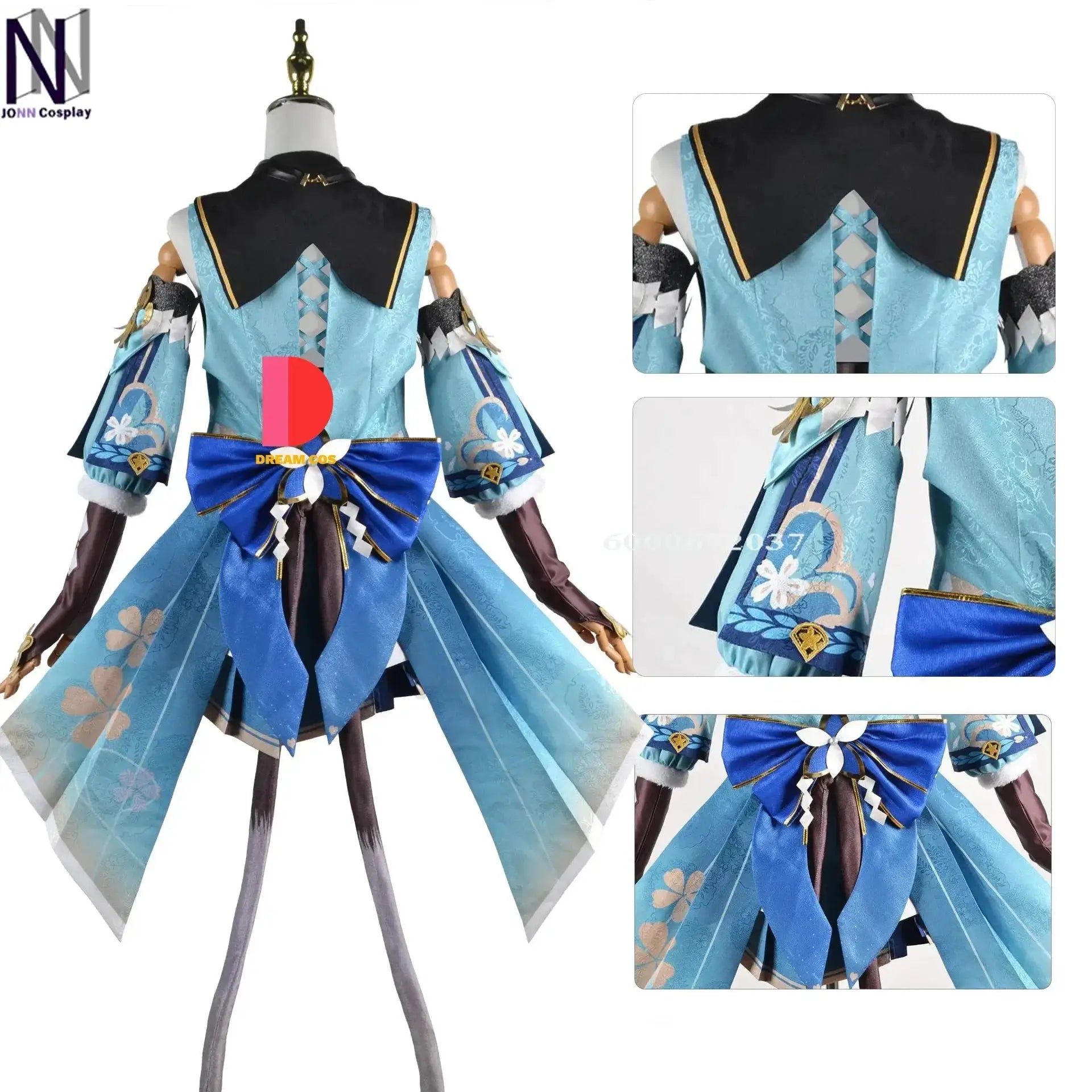 Genshin Impact Game Kirara Cosplay Costume Ears Tail Suit Women Wig Halloween Carnival Party Outfit Full Set Role Play Accessory - ToylandEU
