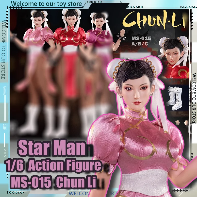 Action Figure | Chun Li MS-015 | Bandai | Pink, Red, Purple Version