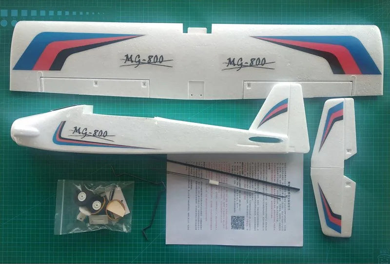 Fixed Wing Rc Plane | 800Mm Wingspan | EPO Airframe | DIY Assembly Kit