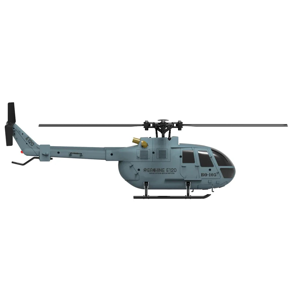 C186 RC Helicopter 2.4G 4CH Scale BO105 6-Axis Gyro Optical Flow