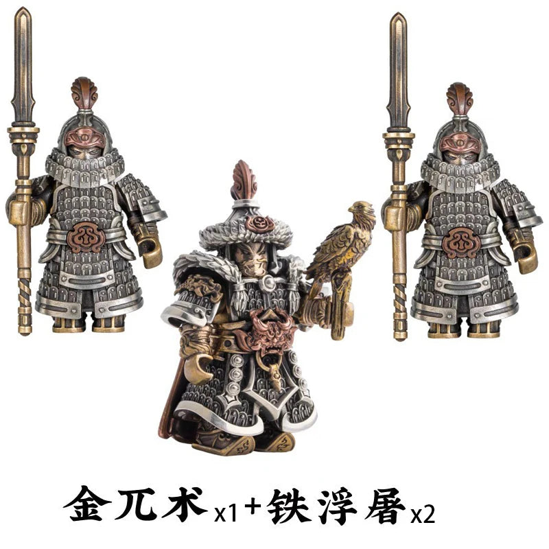 Magnetic Building Blocks | LEGO-Compatible | Detachable Spartan Warrior MOC