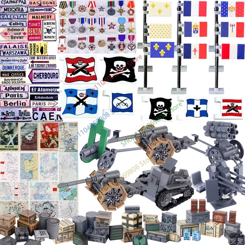 WWII Military Blocks | Compatible With Major Kits | Soldier Figures