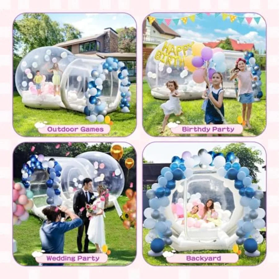 Inflatable Bubble House Tent With Blower Waterproof Camping Shelter