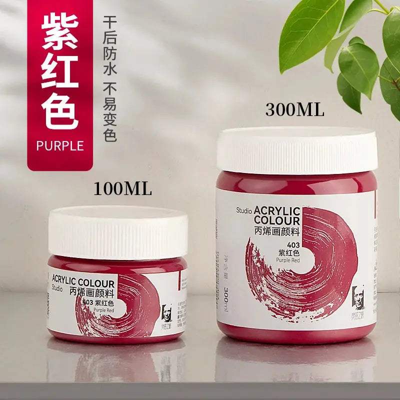 PHOENIX Acrylic Paint 300ML Matte Finish Waterproof Rich Pigment Halloween Pumpkin Canvas Ceramic Painting for Artists Beginners - ToylandEU