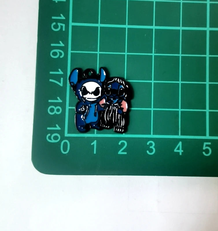 Halloween Pendant Charms | Metal | Keychain DIY | 10 Pieces