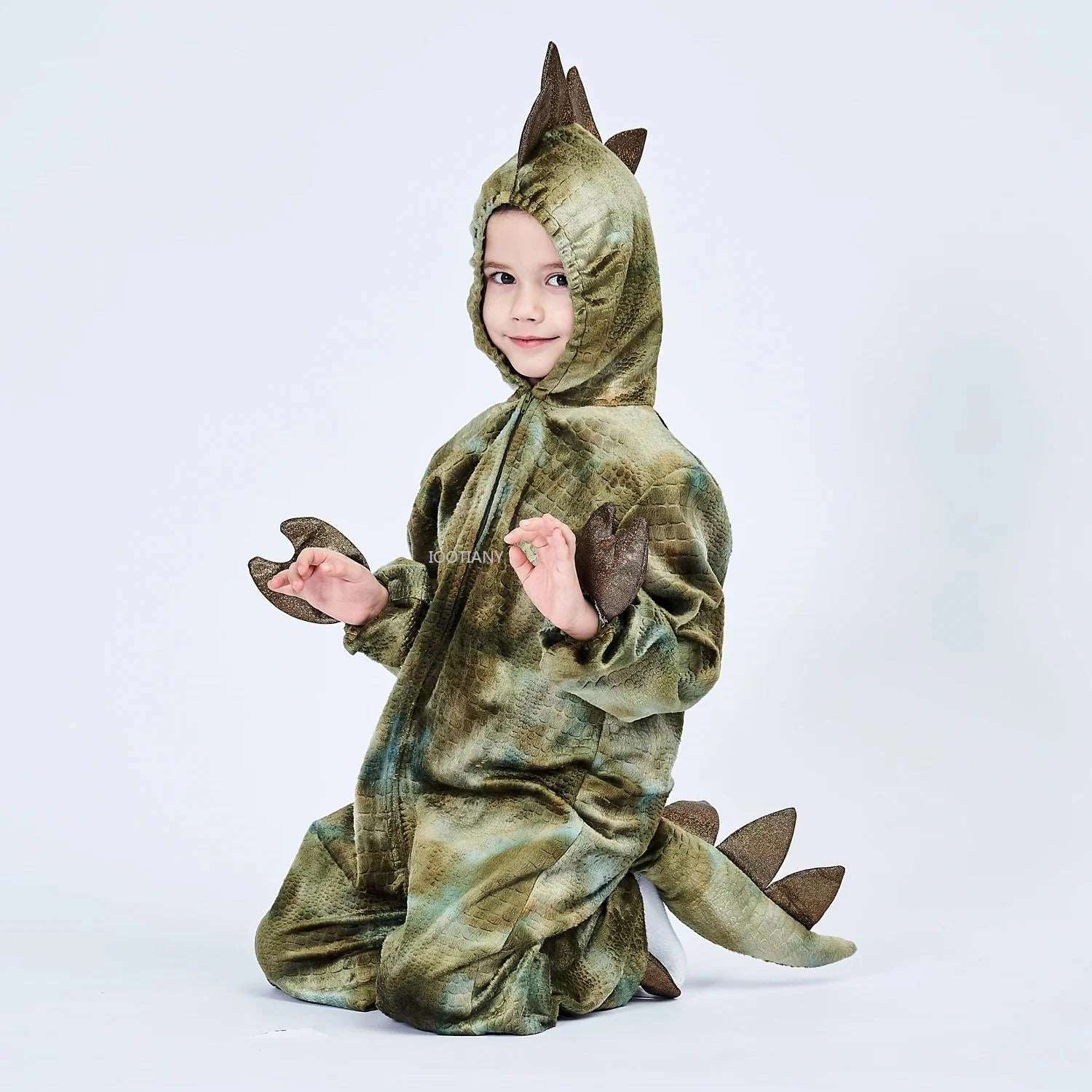 Adorable Toddler Dinosaur T-Rex Costume for Kids - Perfect for Halloween, Purim, and Party Dress-Up