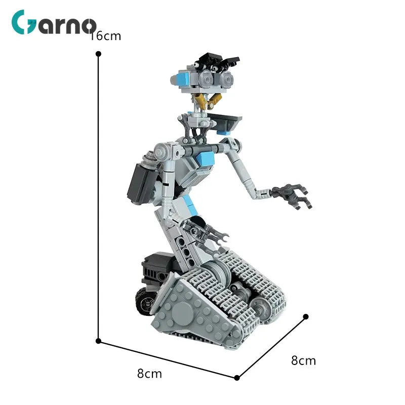 Emotional Robot Military Shorted-Circuits 5 Movie MOC Johnnyed - ToylandEU