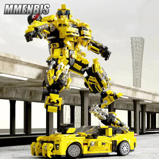 Bumblebee 2 In 1 Adaptable Robot Building Blocks MOC Sets Bricks - ToylandEU