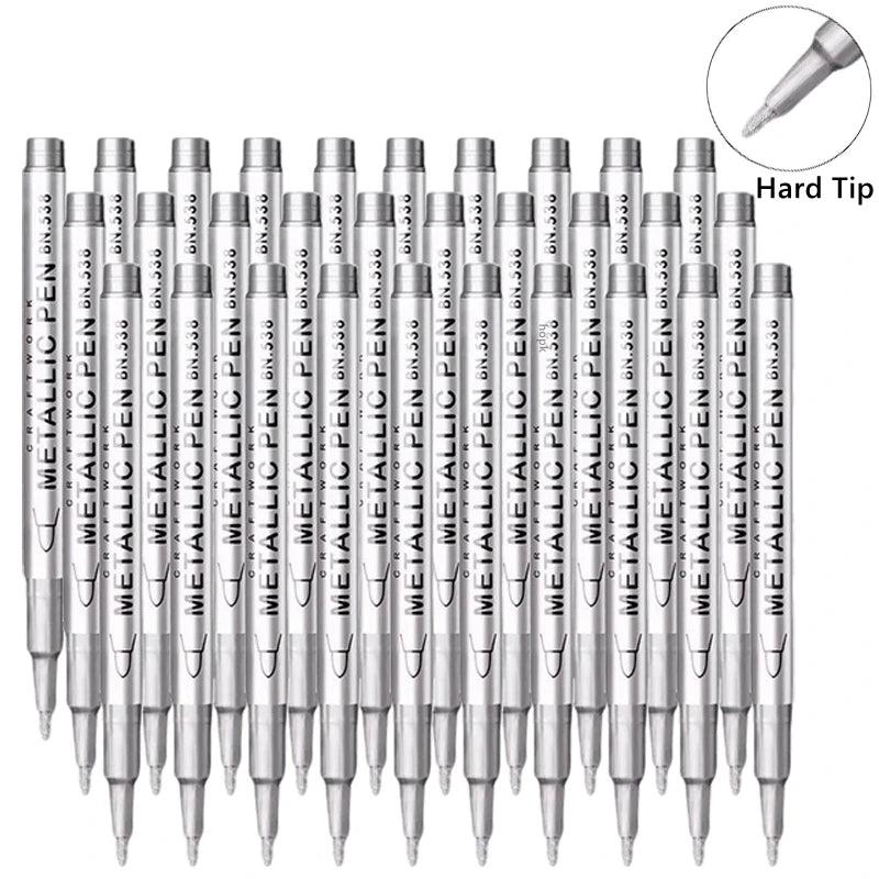 Metallic Paint Pens | Brush Tip Nib | Toylandeu™
