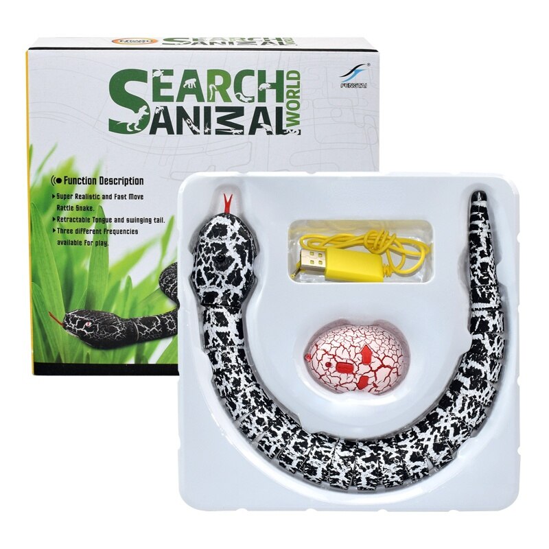 Electric Remote Control Rattlesnake Toy with Infrared Egg and Funny Mischief for Kids Toyland EU