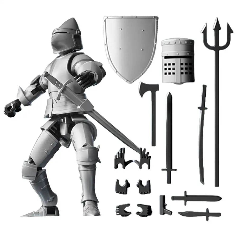 3D Printed Action Figure Full Body Mechanical Multi-Jointed Toy - ToylandEU