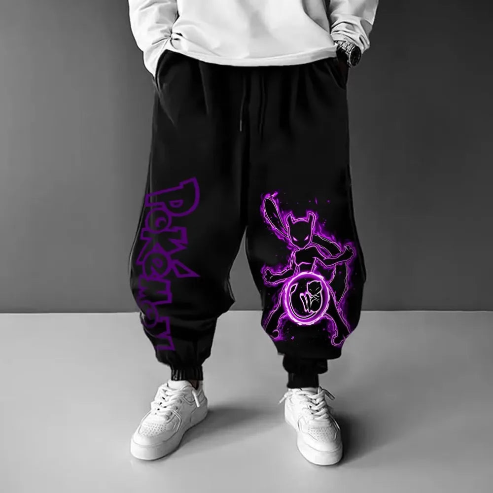 Sweatpants | Pokémon Printed | Unisex Loose Fit | Standard Sizes