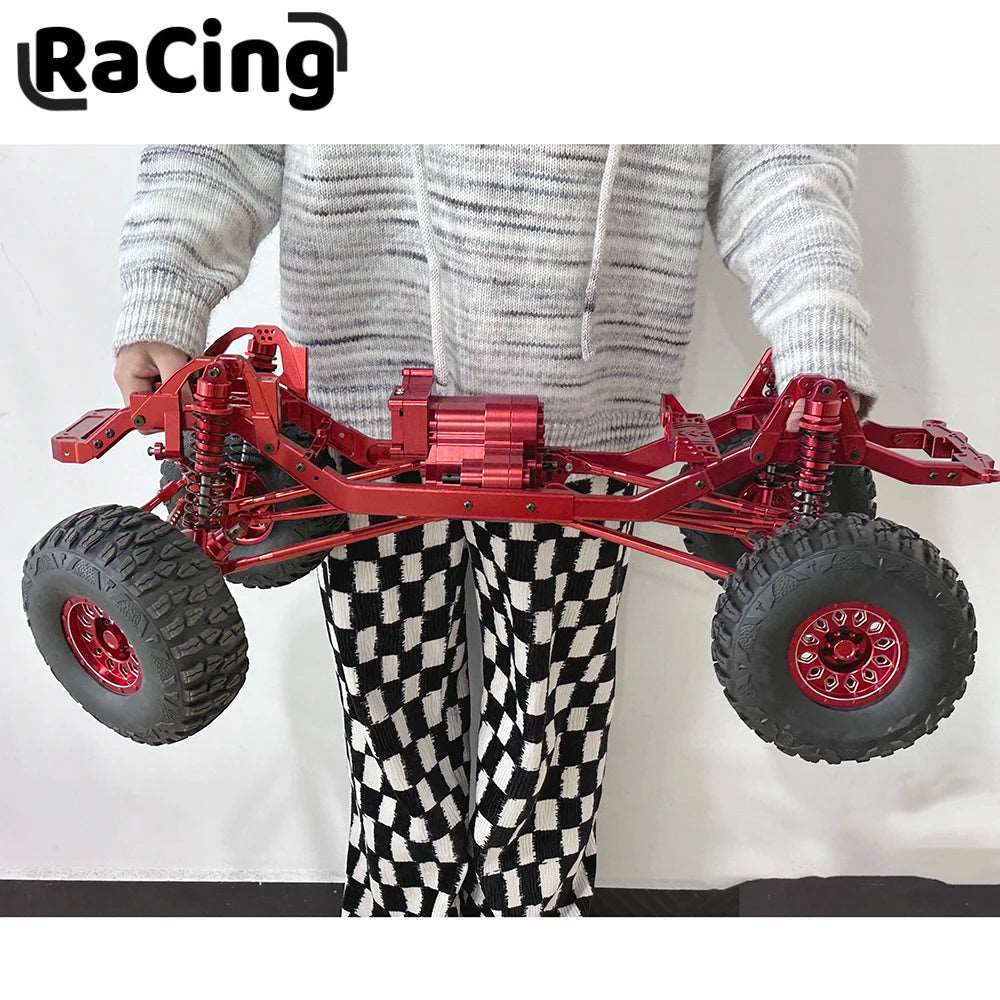 1/6 SCX6 Car Frame with Gearbox Wheel Hub Tire All-metal Chassis - ToylandEU