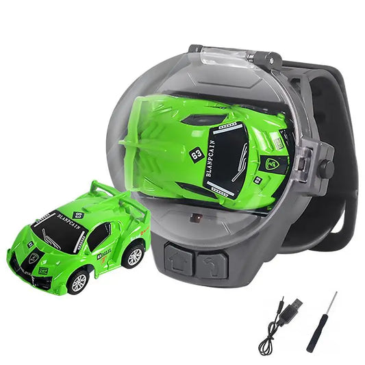 Remote-Controlled Mini Car Watch - USB Rechargeable Fun for Kids