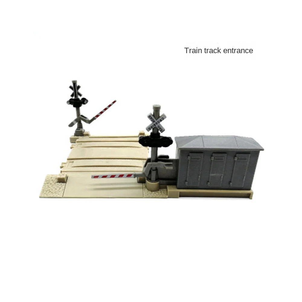 High Speed Train Set With Engineering Rails And Accessories