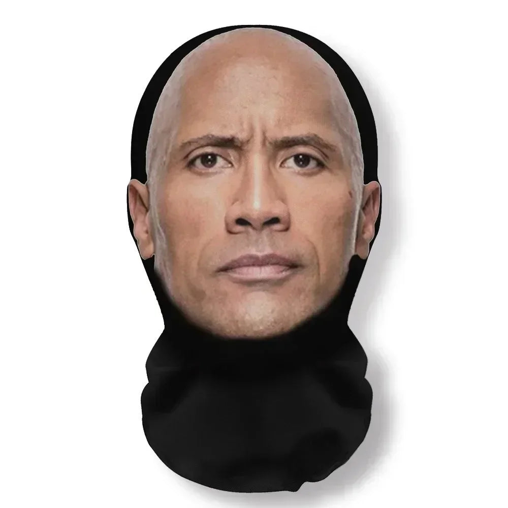 Cosplay Mask | 3D Printed Realistic Face | Stretch Mesh | One Size