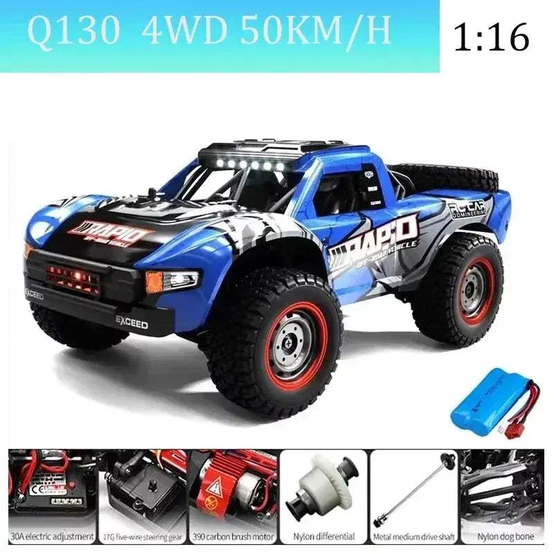 High Speed RC Car With Brushless Motor And Led Lights - ToylandEU