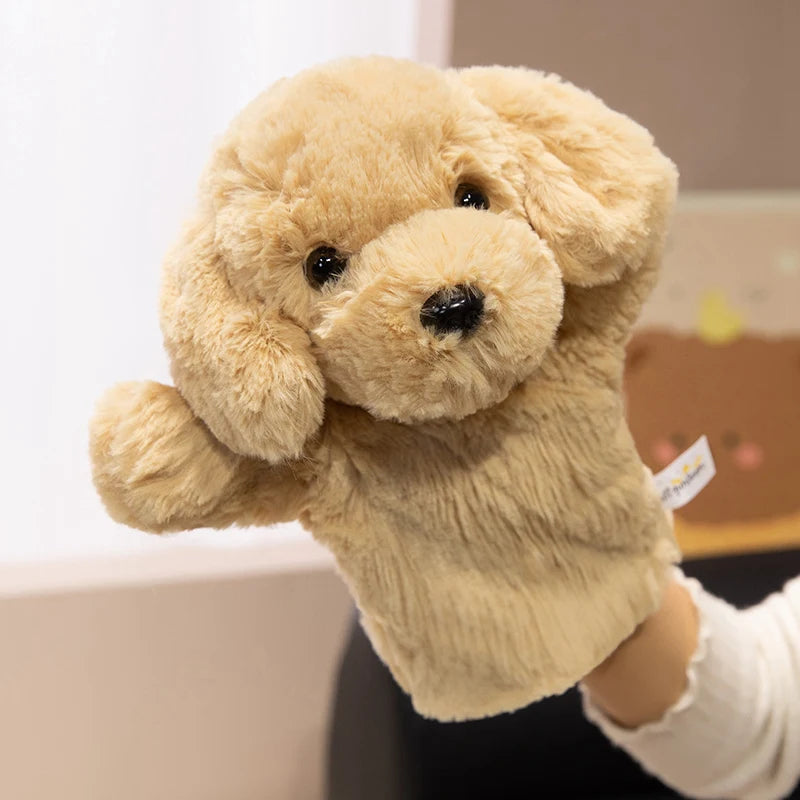 Plush Hand Puppet | Soft Cozy Fabric | 14 Animal Designs | Ages 14 Plus