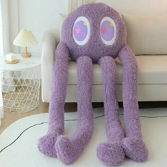 Giant Alien Monster Plush Throw Pillow With Long Arms