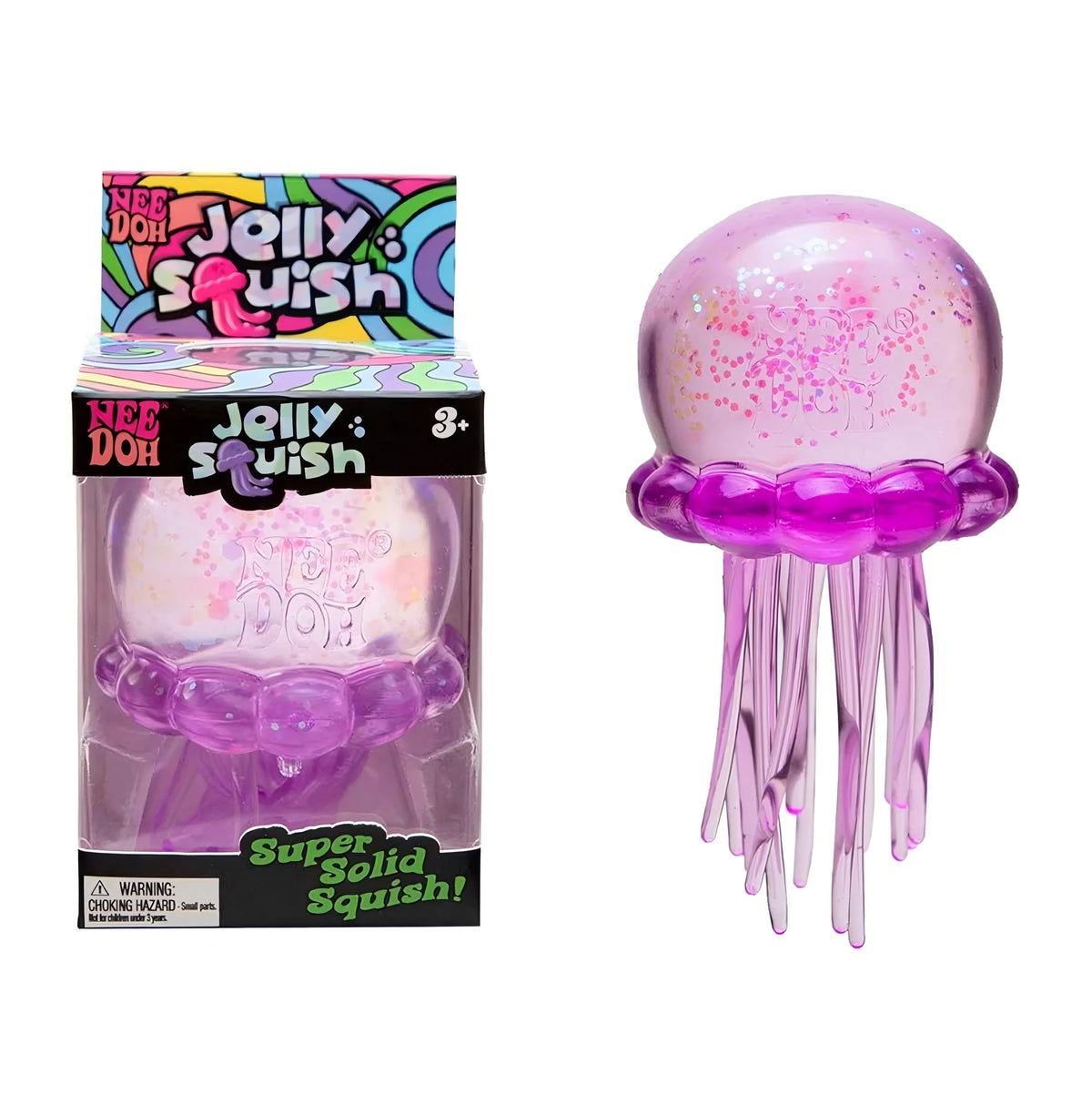Sensory Fidget Toy | Jellyfish and Cube | Soft Jelly Squeeze | For Teens