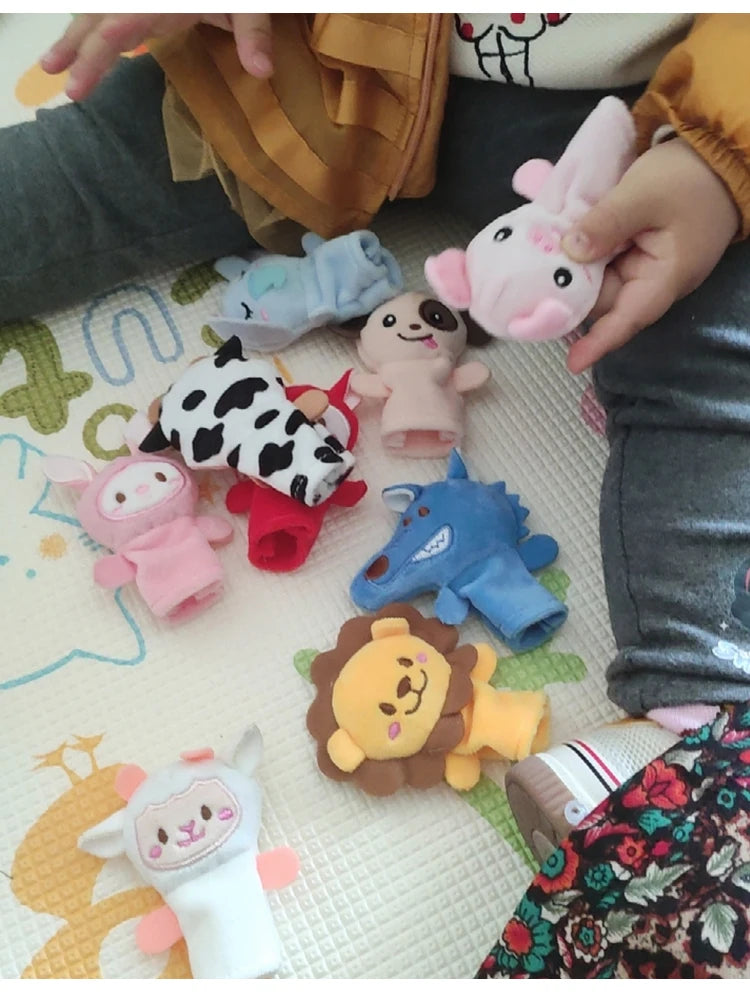 Animal Hand Puppets | Soft Plush | Classroom Storytelling | Preschool Kids