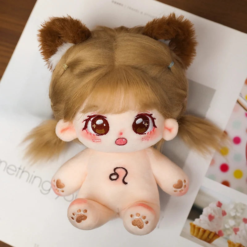 20cm Kawaii Plush Cotton Super Star Figure Dolls with Changeable Constellations - ToylandEU