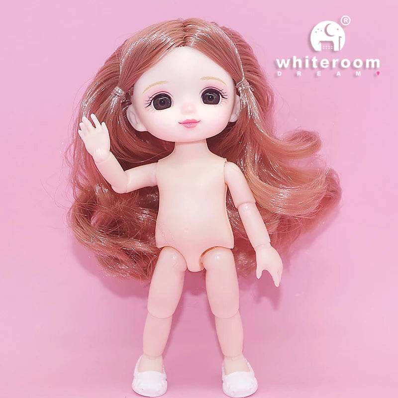 BJD Doll 1/12 16cm 6 Inch Jointed Baby Doll Fashion Gift - ToylandEU
