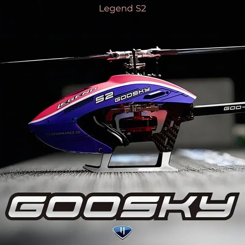 Professional Remote Control Helicopter Aircraft with Brushless Motor - Goosky S2 RTF Heli
