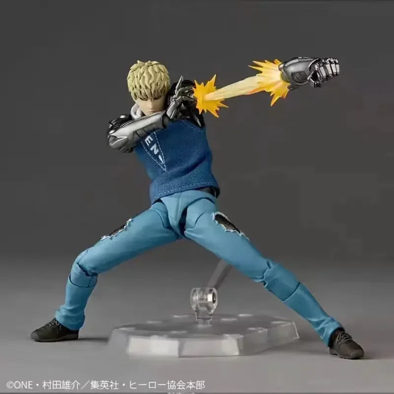 One Punch Man Ko Genos Kaiyodo Revoltech Movable Action Figure