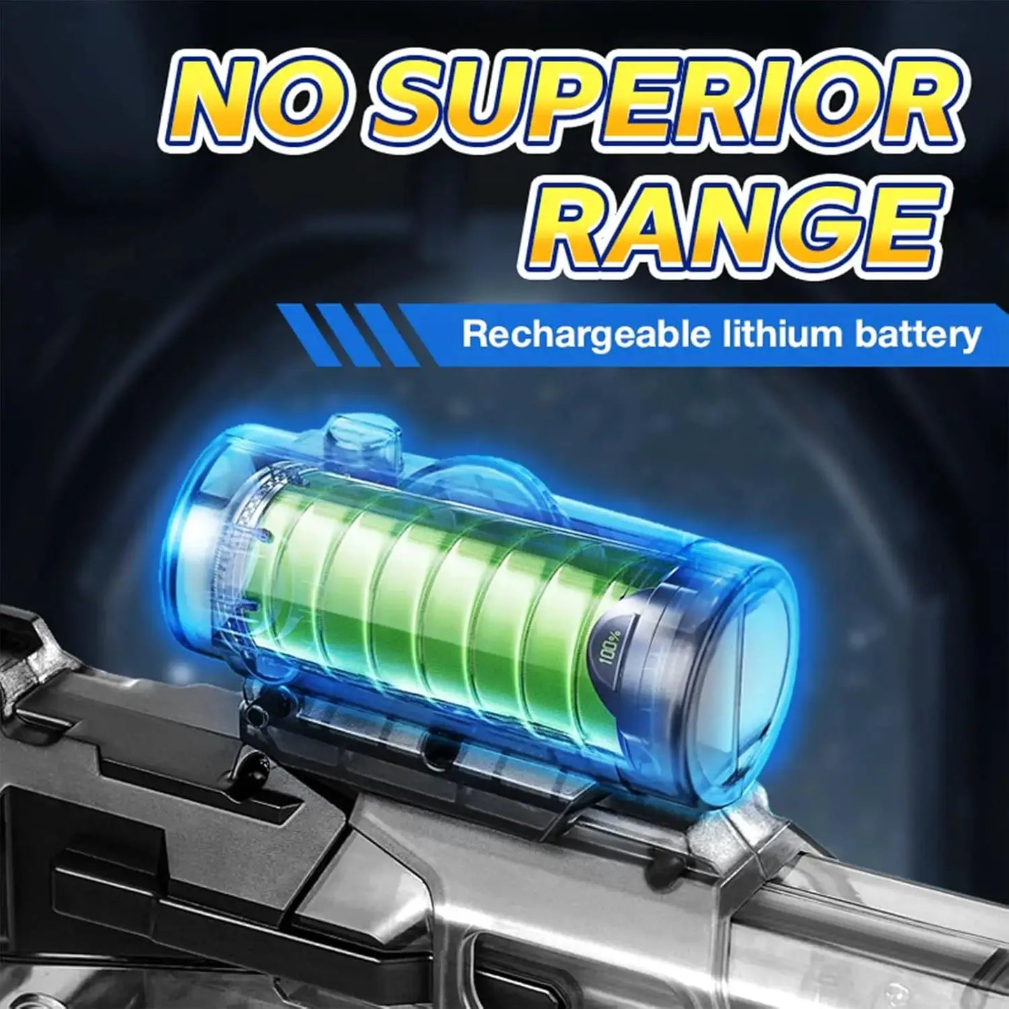 Automatic Electric Water Gun with 26FT Range, High Capacity for Pool Party and Outdoor Fun - ToylandEU