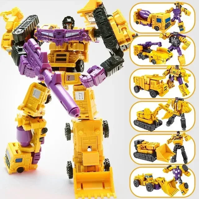 Transforming MINI Devastator 6-in-1 Robot Toy - Ideal Gift for Kids