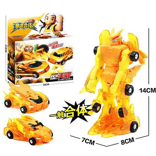 2-in-1 Transforming Robot Car Action Figure with Burst Speed Theme ToylandEU.com Toyland EU