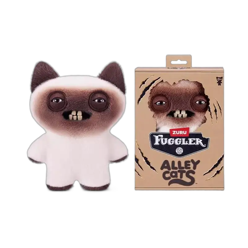 Original Fuggler Funny Ugly Teeth Monster Plush Toy Fugg Old Fogies Alley Cats Care Bears Powerpuff Girls Stuffed Plushies Dolls - ToylandEU