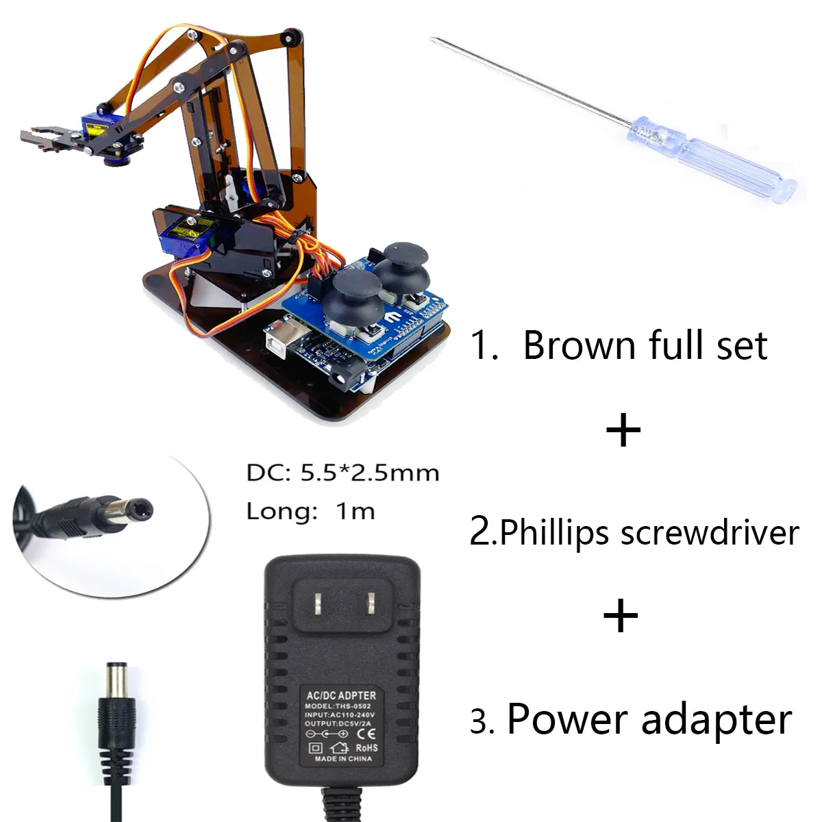 DIY Robotic Arm Kit with Programmable Claw for Creative Makers