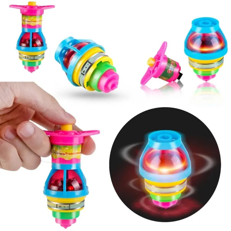 Hot 1Pcs Spinning Top Flash Luminous Spinning Tops Toy Colorful Top - ToylandEU