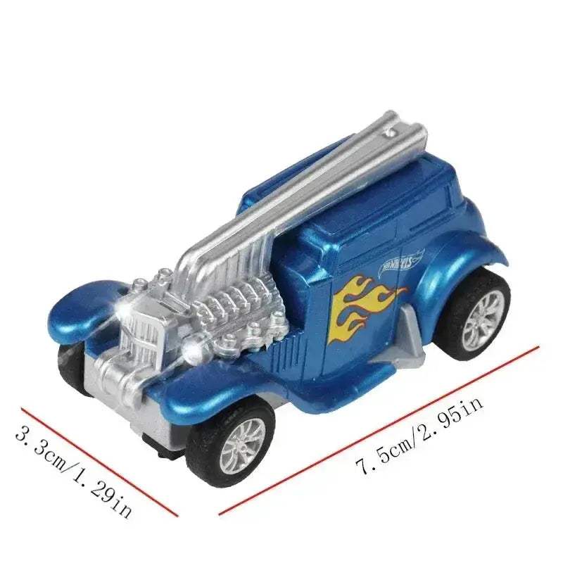 Slot Car Racing Track Set With Police Cars Scale Toy - ToylandEU