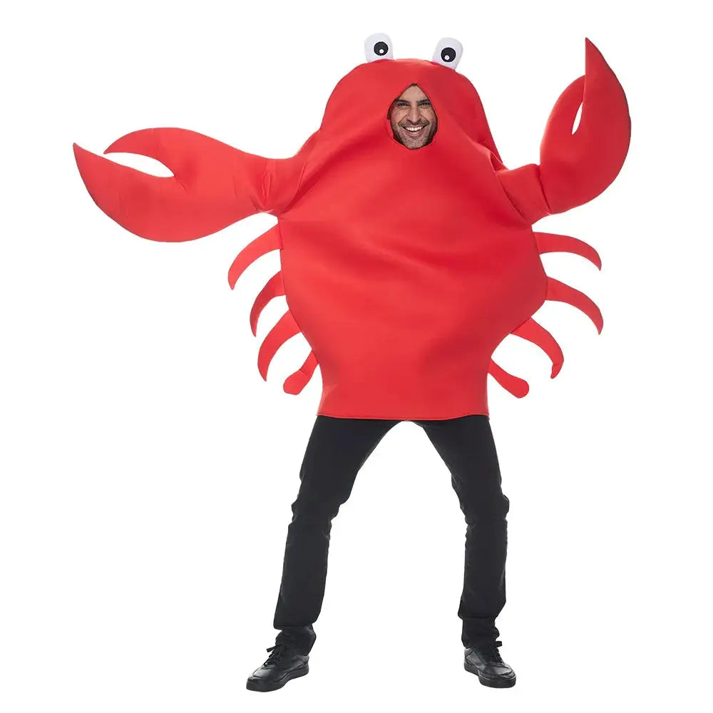 Spot Party Funny Performance Costumes Marine Life Shrimp Soldiers Crab General Cos Costume Red Crab Lobster - ToylandEU