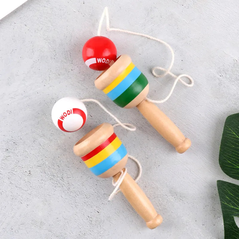 Montessori Wooden Skill Sword Cup Develop Intelligence Hand-eye - ToylandEU