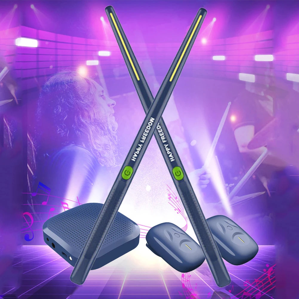 Electronic Air Drumsticks With Pedals For All Ages