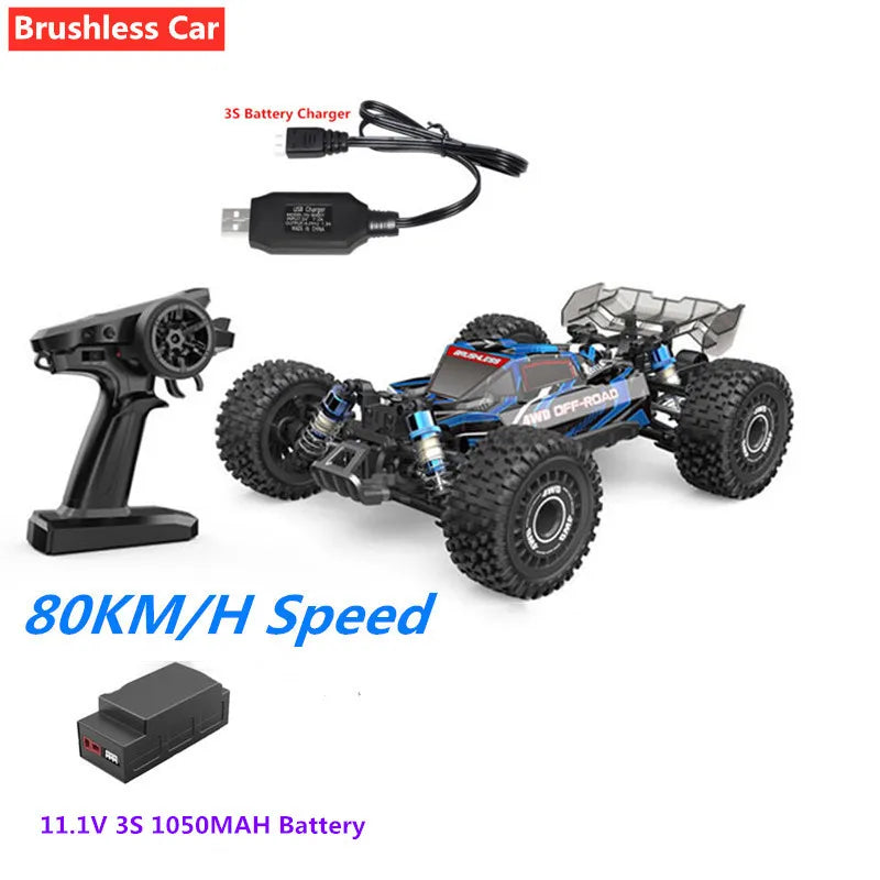 Brushless RC Car 1:16 Scale Off Road 80kmh Racing Edition