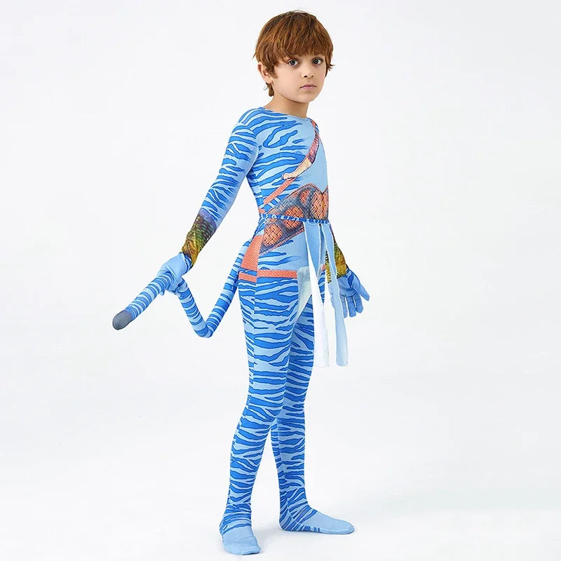 Kids Unisex Avatar Cosplay Costume - Perfect for Parties & Adventures