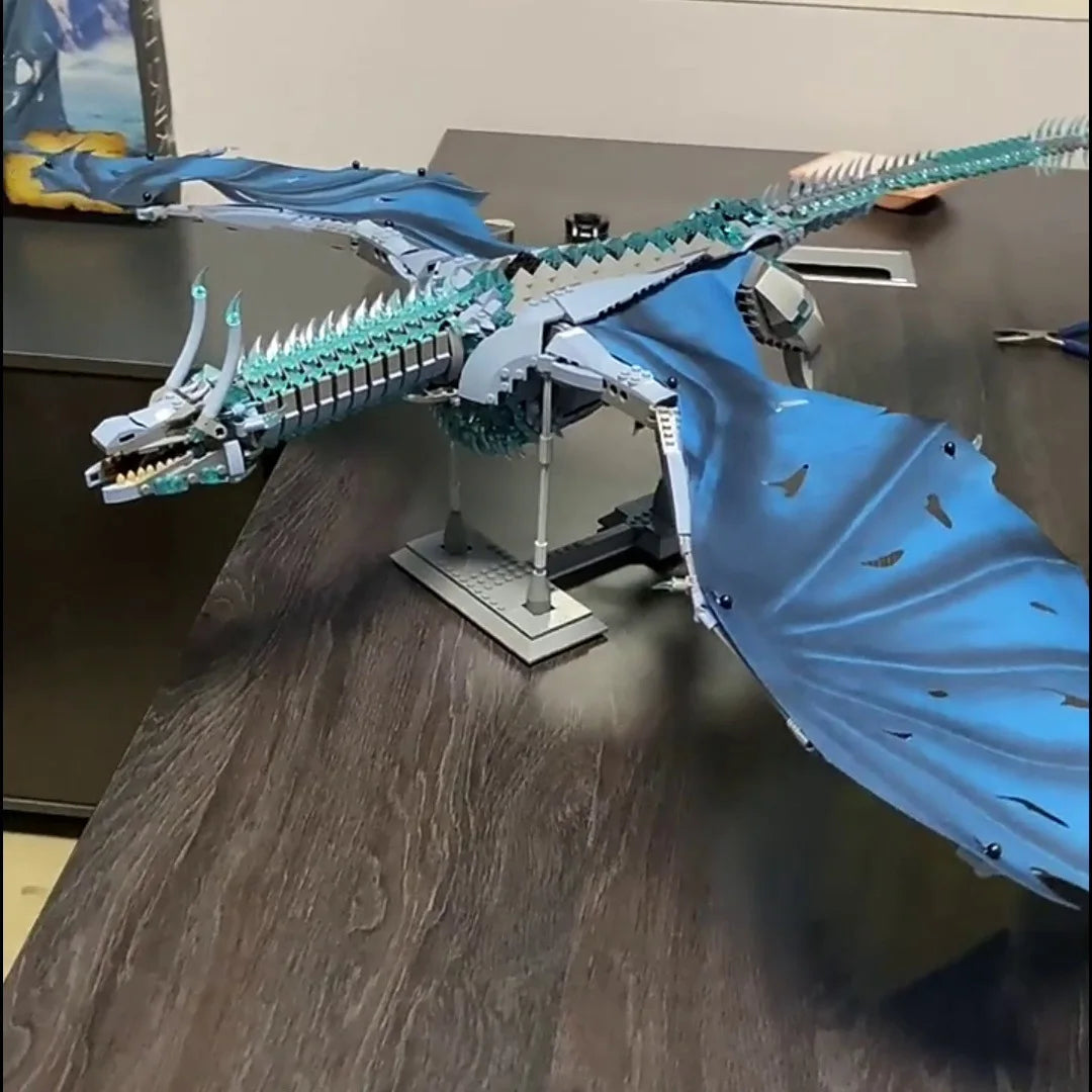 Dragon Building Blocks Set Drogon And Viserion Action Figures