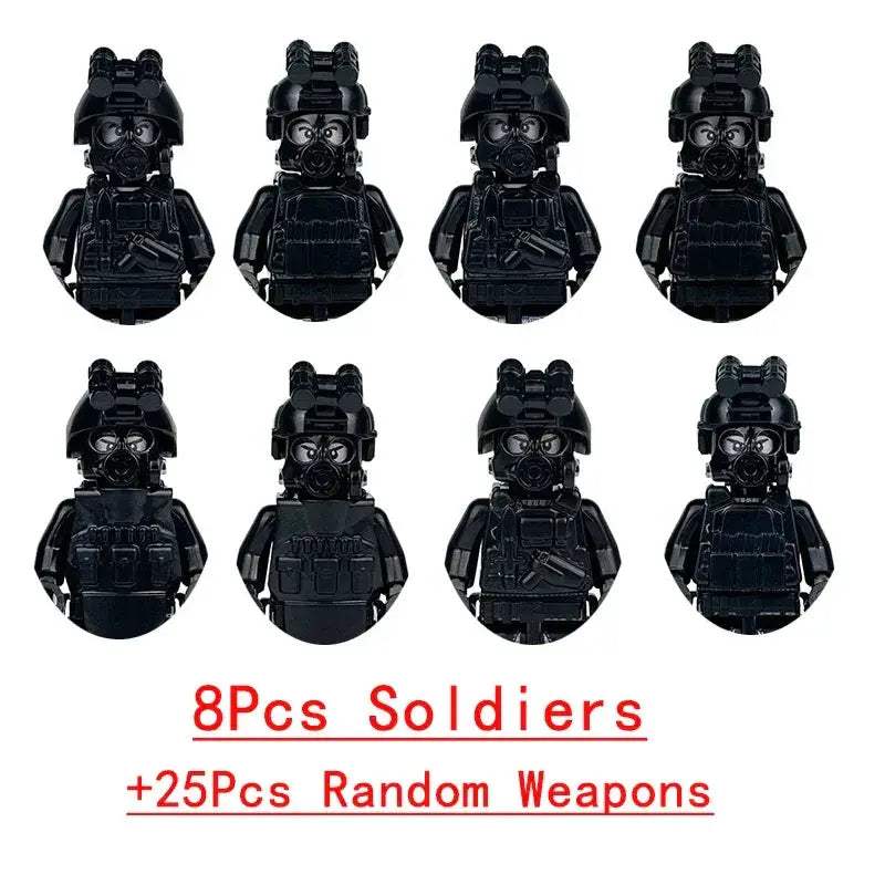 Lego Compatible Military Building Blocks Set With Off Road Vehicle - ToylandEU